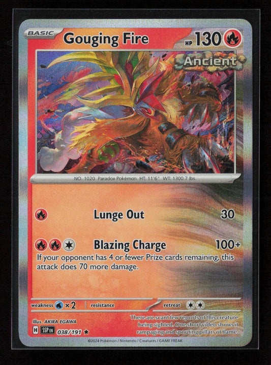 Gouging Fire Promo Deck Exclusives 038/191 NM - Kang's Collectibles