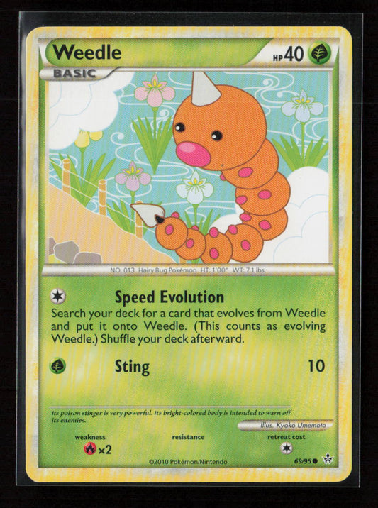 Weedle Common Unleashed 69/95 MP