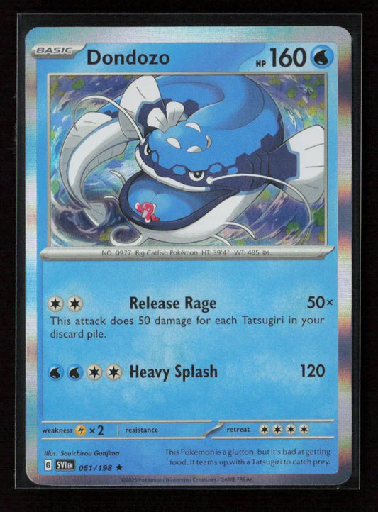 Dondozo - Rare SV01: Scarlet & Violet Base Set 061/198 NM - Kang's Collectibles
