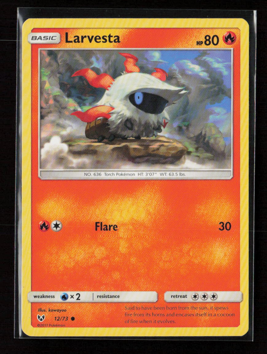 Larvesta Common Shining Legends 12/73 LP