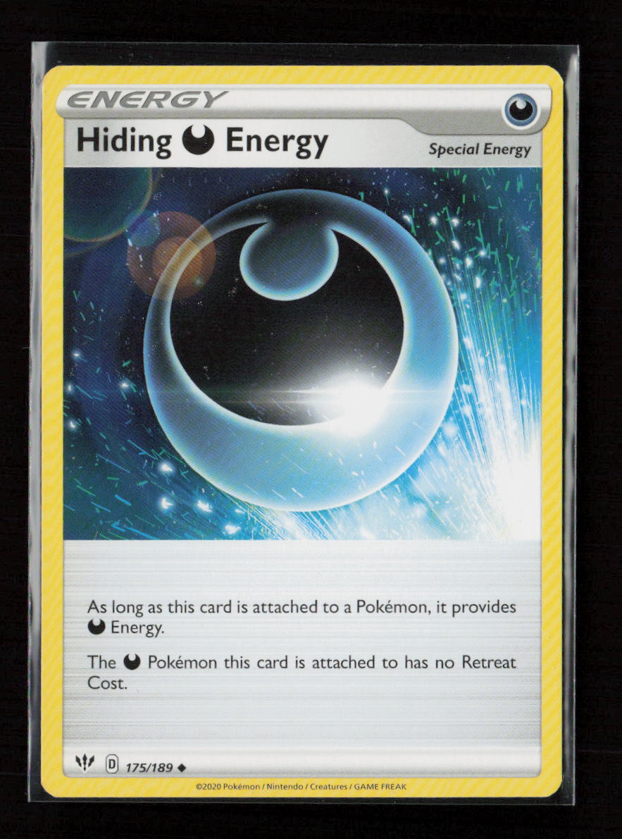 Hiding D Energy Uncommon SWSH03: Darkness Ablaze 175/189 LP