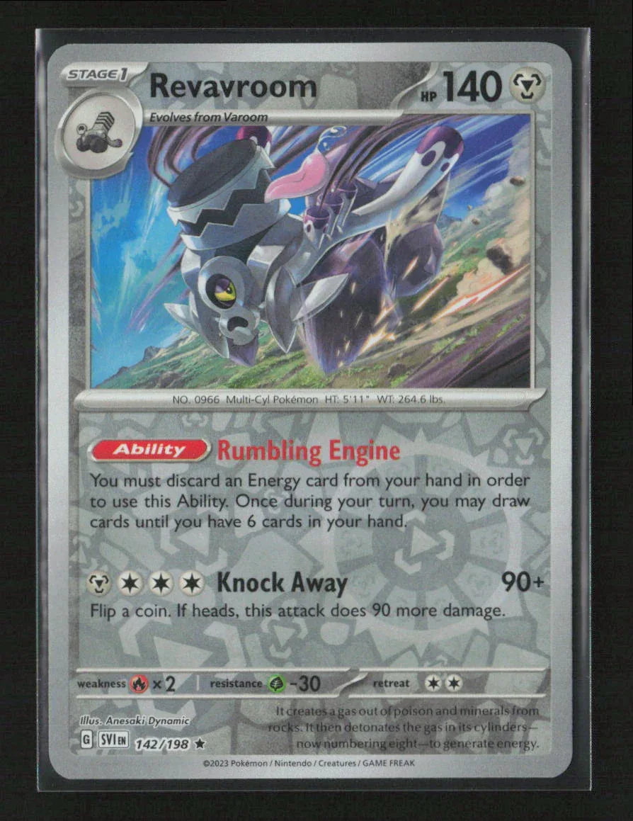 Revavroom Rare SV01: Scarlet & Violet Base Set 142/198 NM - Kang's Collectibles