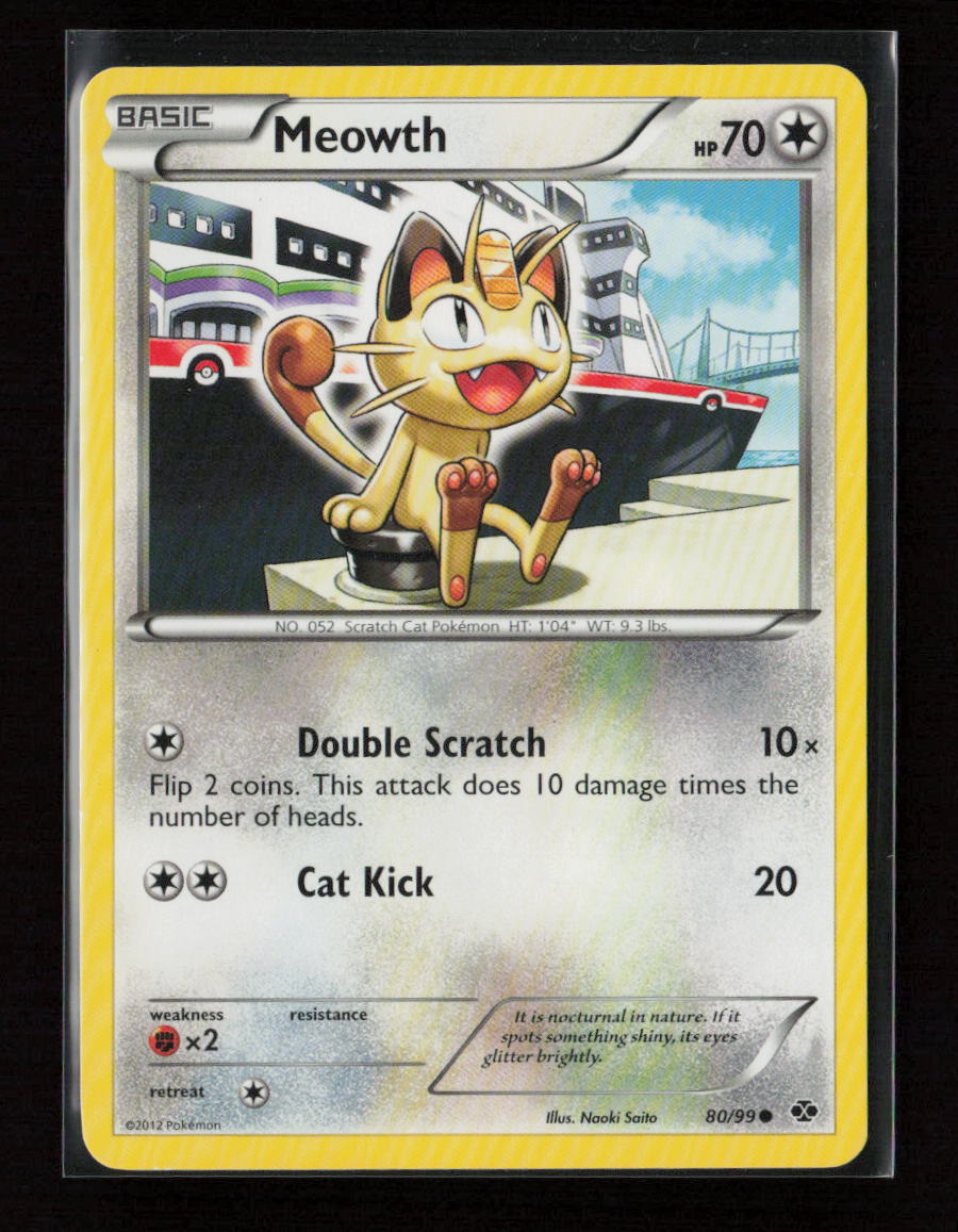Meowth Common Next Destinies 80/99 LP
