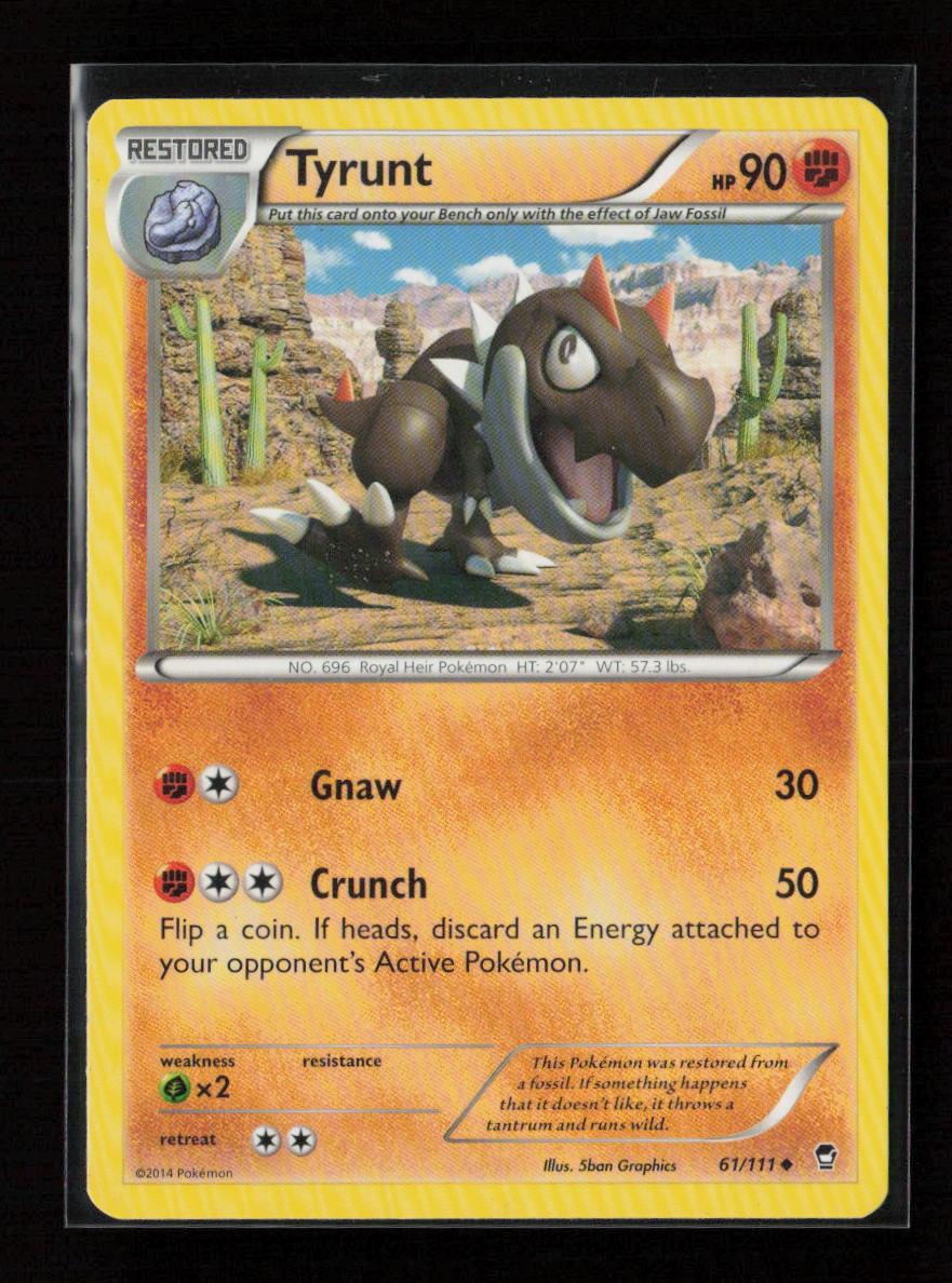 Tyrunt Uncommon XY - Furious Fists 61/111 LP - Kang's Collectibles