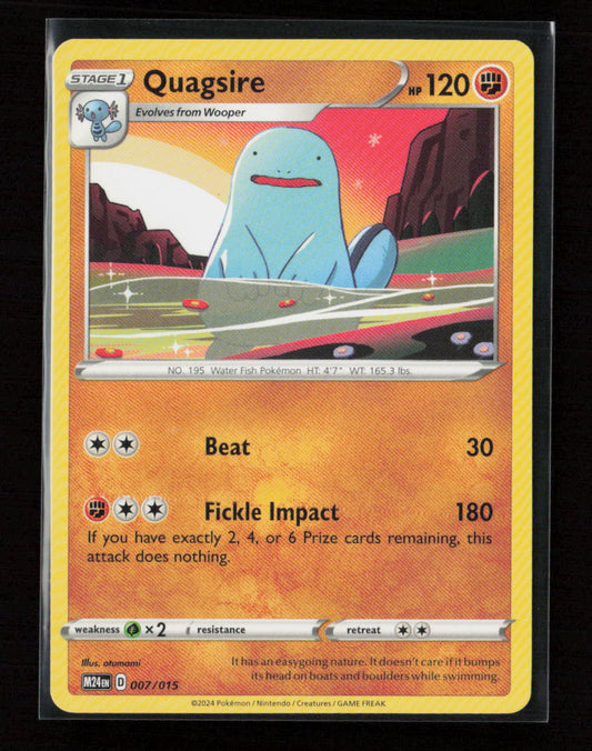 Quagsire Promo McDonald's Promos 2024 007/015 LP