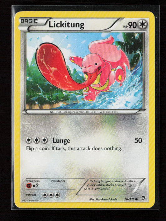 Lickitung Common XY - Furious Fists 78/111 MP