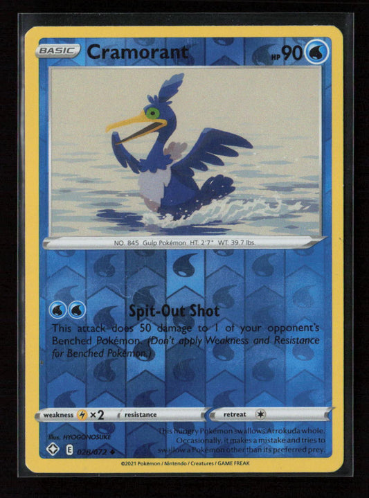 Cramorant Uncommon Shining Fates 028/072 NM
