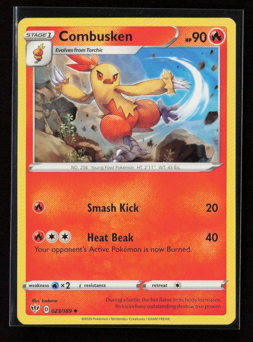 Combusken Uncommon SWSH03: Darkness Ablaze 023/189 LP