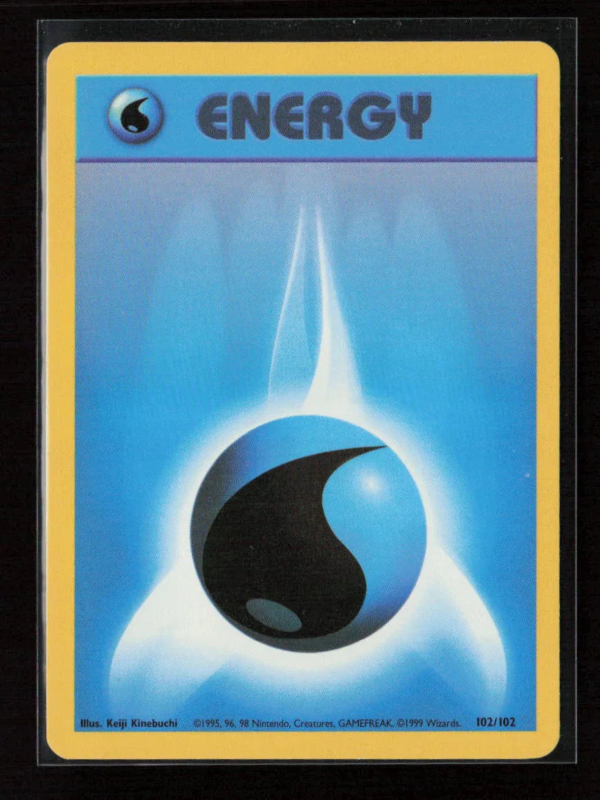 Water Energy Common Base Set (Shadowless) 102/102 LP - Kang's Collectibles