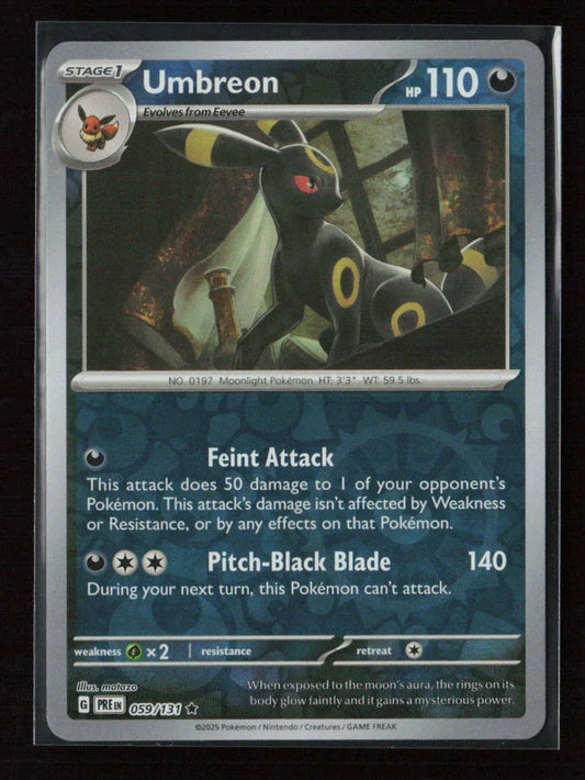 Umbreon Rare SV: Prismatic Evolutions 059/131 NM - Kang's Collectibles