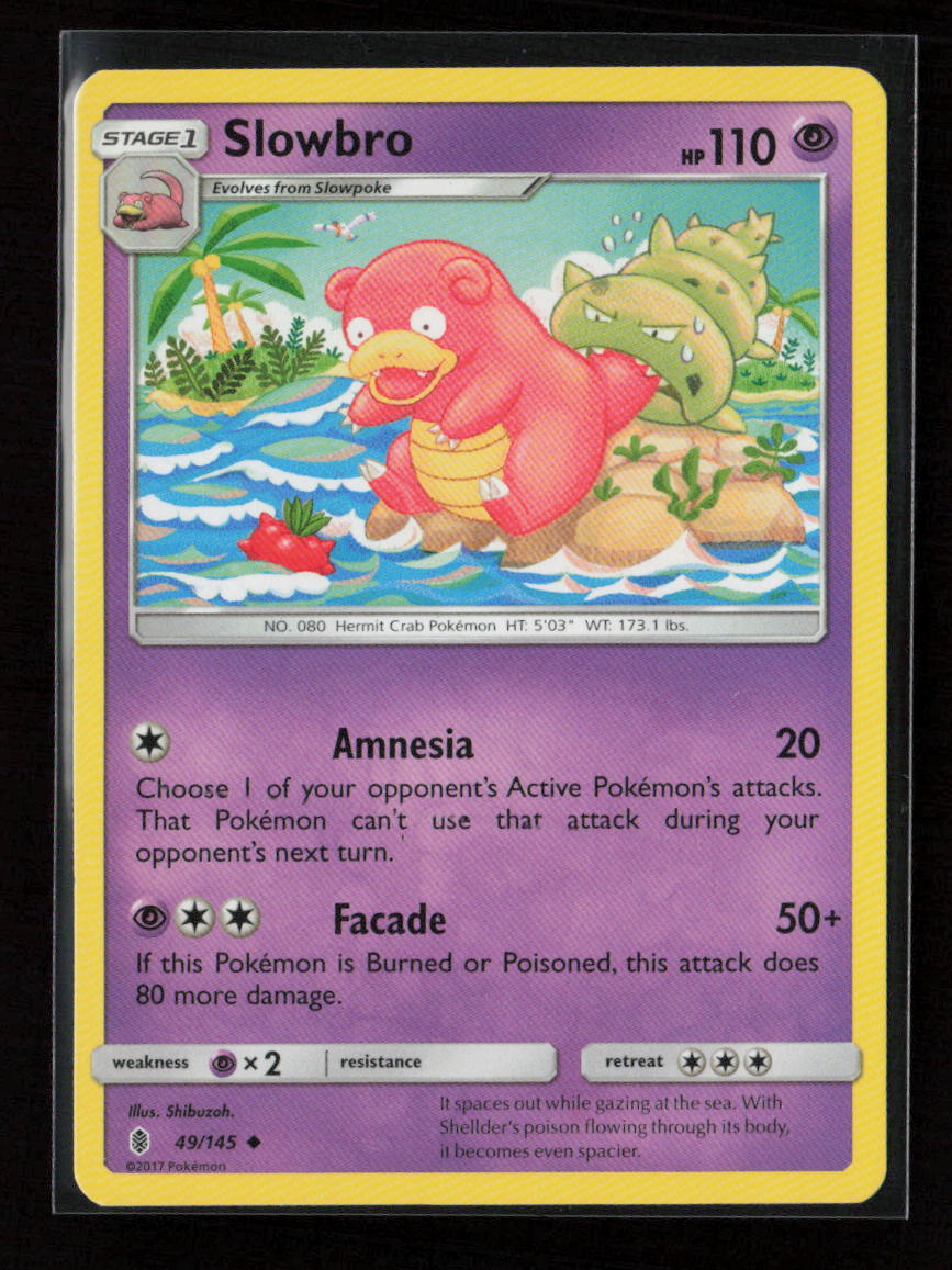 Slowbro Uncommon SM - Guardians Rising 49/145 LP
