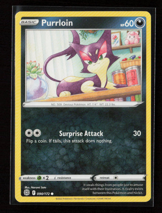 Purrloin Common SWSH09: Brilliant Stars 090/172 LP