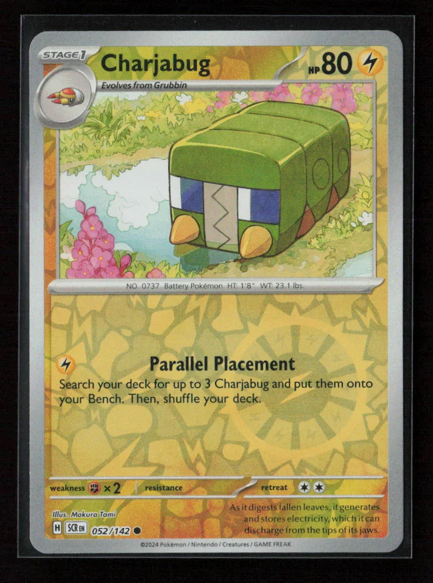 Charjabug Common SV07: Stellar Crown 052/142 NM - Kang's Collectibles