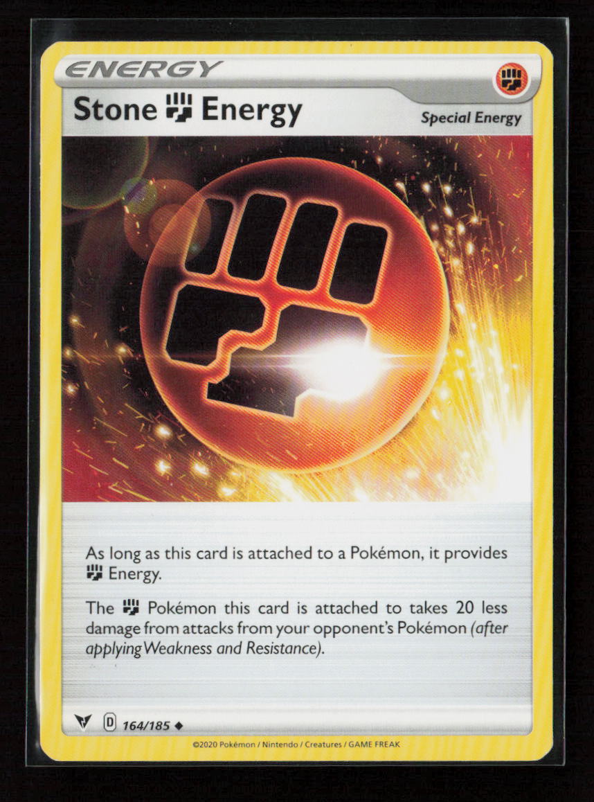 Stone Fighting Energy Uncommon SWSH04: Vivid Voltage 164/185 LP