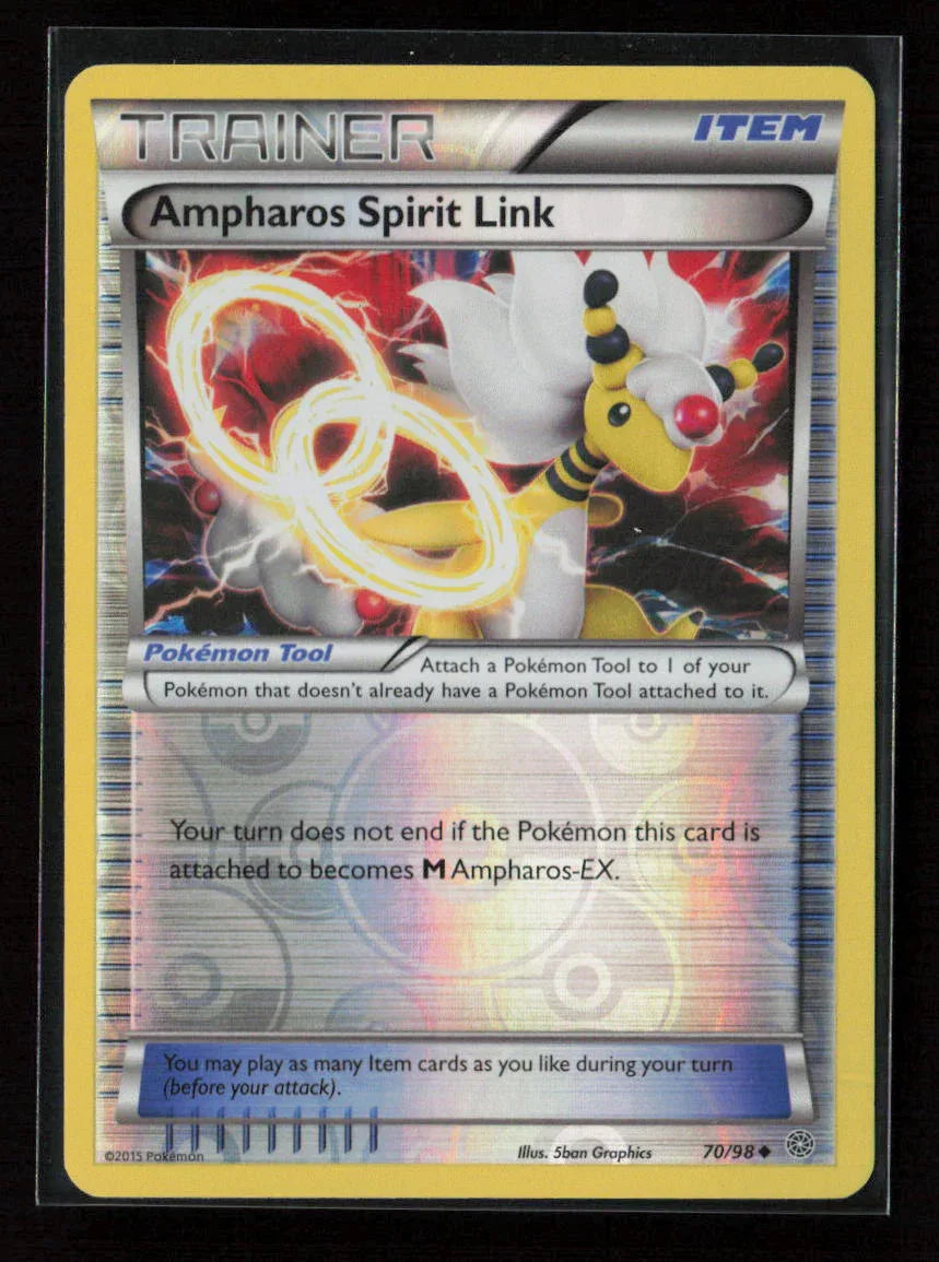 Ampharos Spirit Link Uncommon XY - Ancient Origins 70/98 LP - Kang's Collectibles