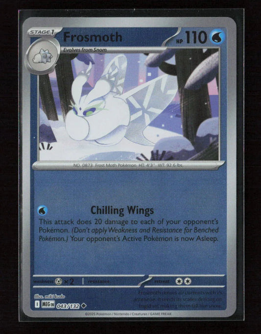 Frosmoth Uncommon ME01: Mega Evolution 043/132 NM - Kang's Collectibles