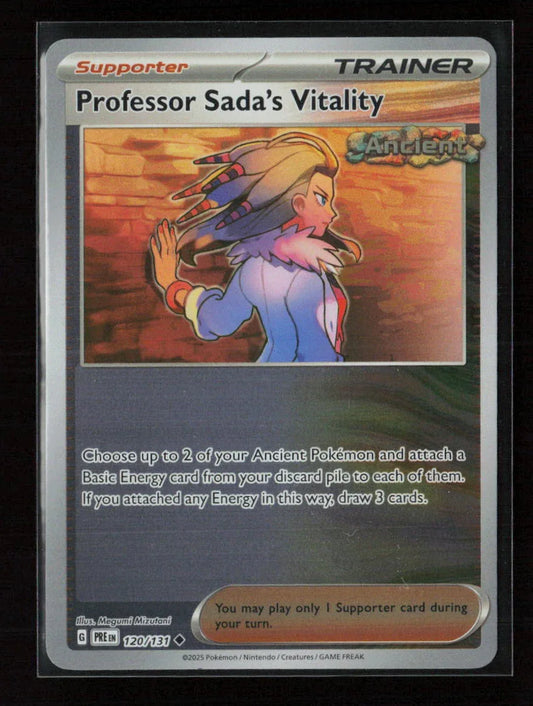 Professor Sada's Vitality Uncommon SV: Prismatic Evolutions 120/131 NM - Kang's Collectibles