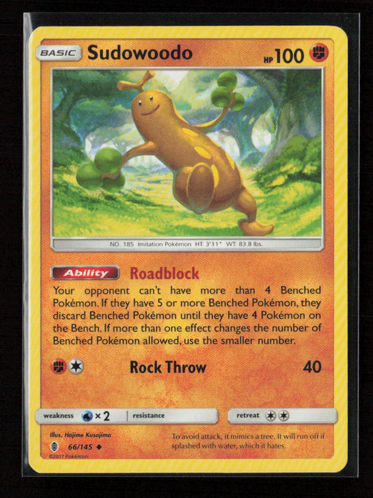Sudowoodo Uncommon SM - Guardians Rising 66/145 LP