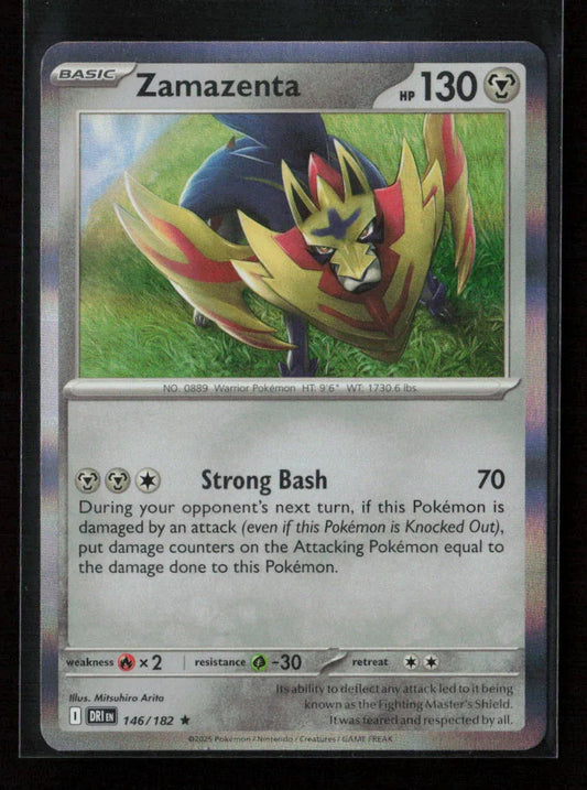 Zamazenta - Rare SV10: Destined Rivals 146/182 NM - Kang's Collectibles
