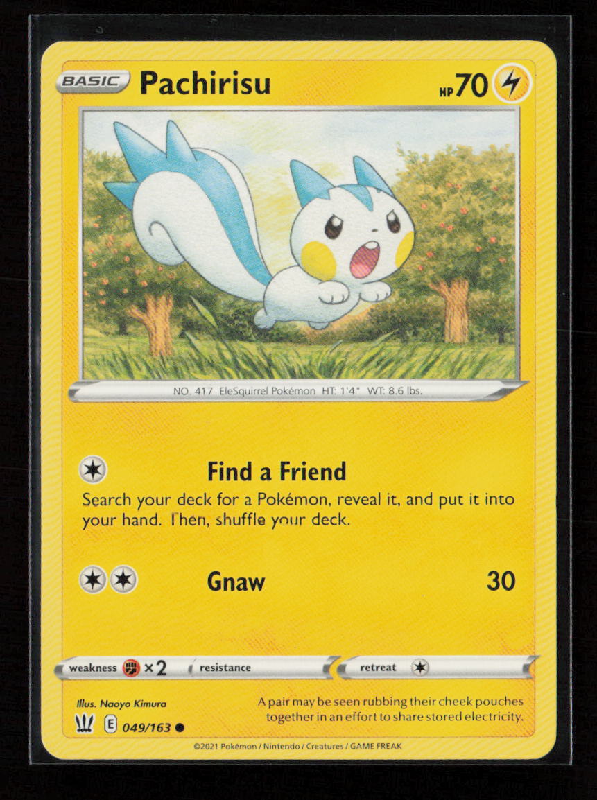 Pachirisu Common SWSH05: Battle Styles 049/163 NM