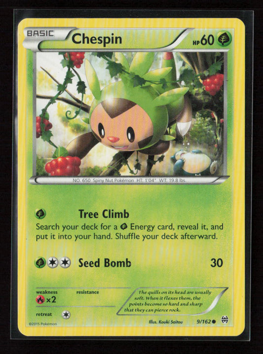 Chespin (9) Common XY - BREAKthrough 9/162 MP