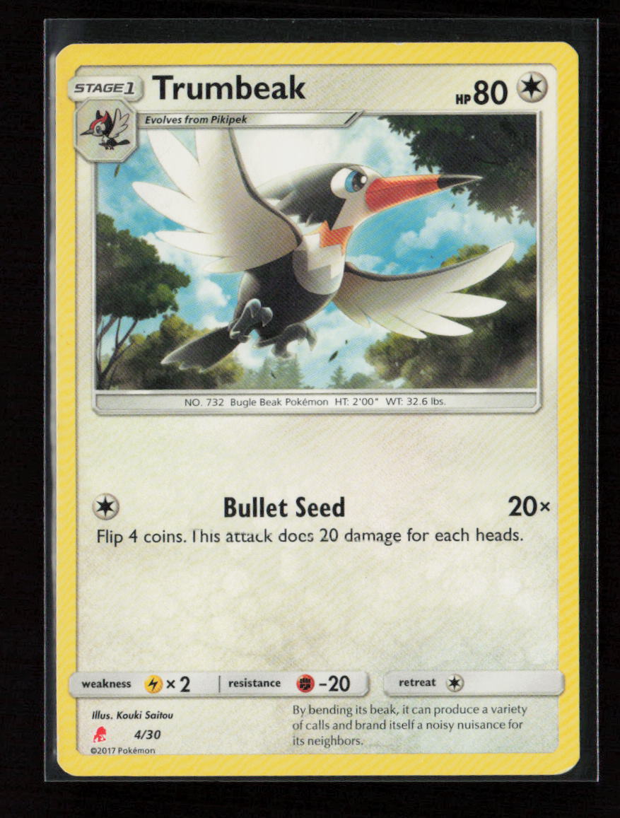 Trumbeak Uncommon SM Trainer Kit: Lycanroc & Alolan Raichu 4/30 LP