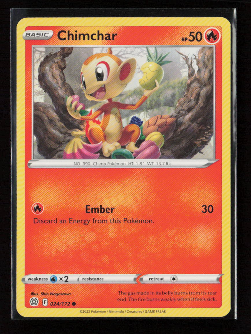 Chimchar Common SWSH09: Brilliant Stars 024/172 LP
