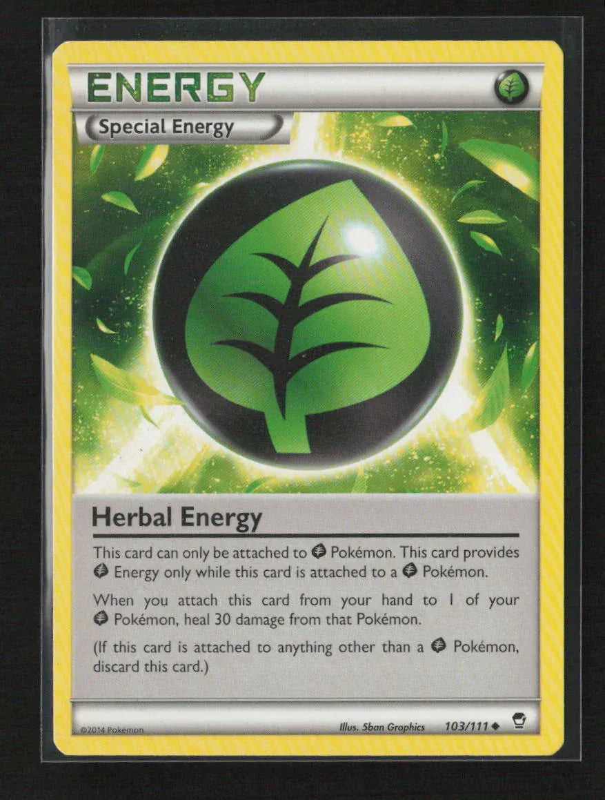 Herbal Energy Uncommon XY - Furious Fists 103/111 LP - Kang's Collectibles