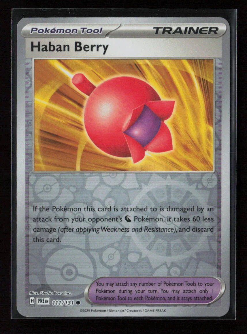 Haban Berry Common SV: Prismatic Evolutions 111/131 NM - Kang's Collectibles