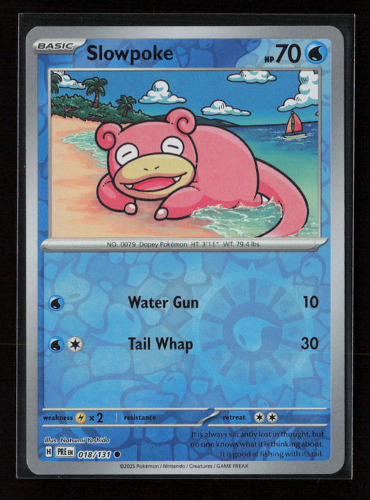 Slowpoke Common SV: Prismatic Evolutions 018/131 NM
