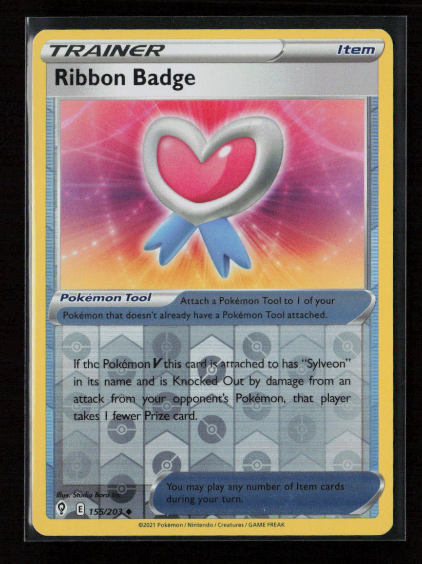 Ribbon Badge Uncommon SWSH07: Evolving Skies 155/203 NM