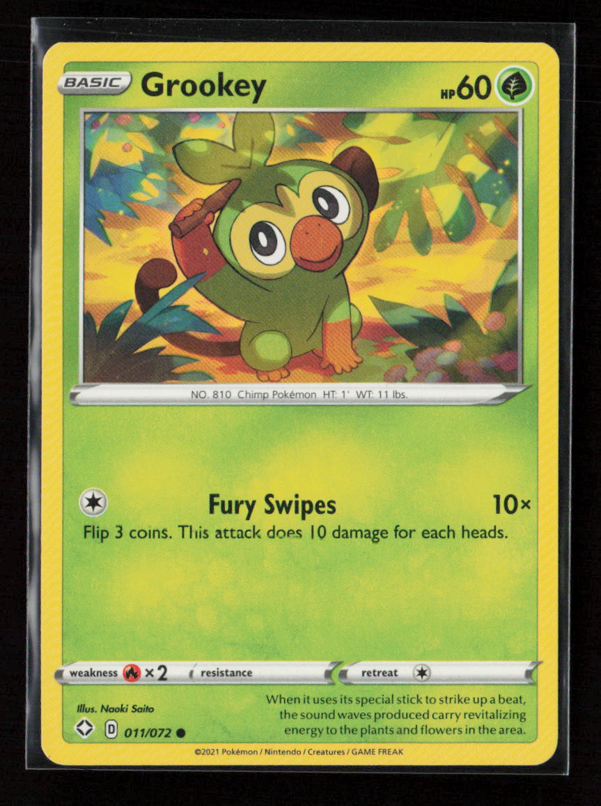 Grookey Common Shining Fates 011/072 LP