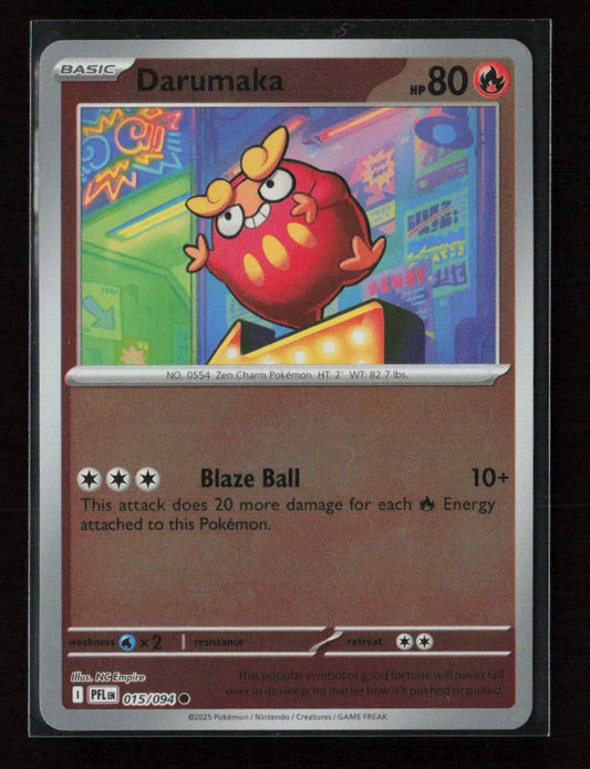 Darumaka Common ME02: Phantasmal Flames 015/094 NM - Kang's Collectibles