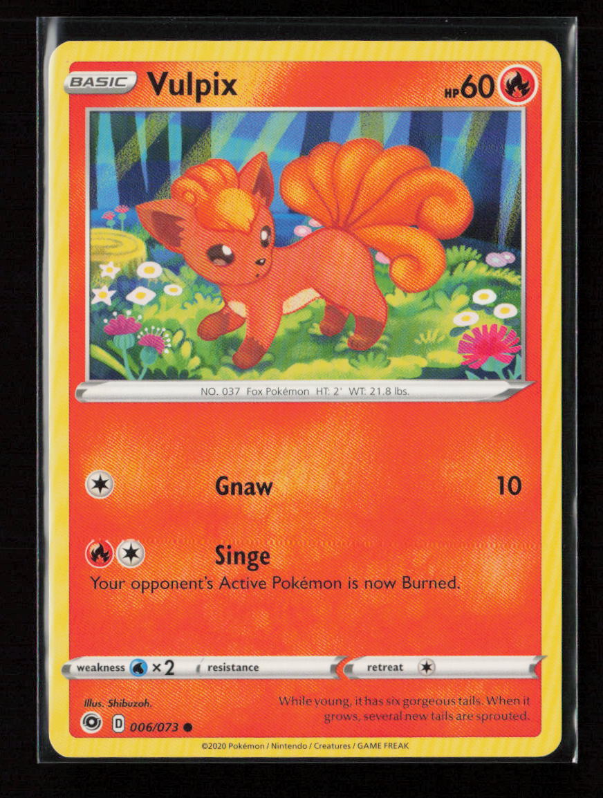 Vulpix Common Champion's Path 06/73 LP
