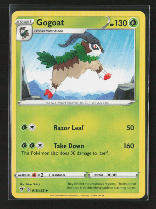 Gogoat Uncommon SWSH04: Vivid Voltage 018/185 LP