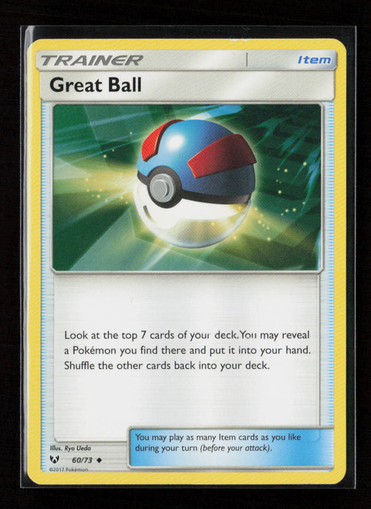 Great Ball Uncommon Shining Legends 60/73 LP