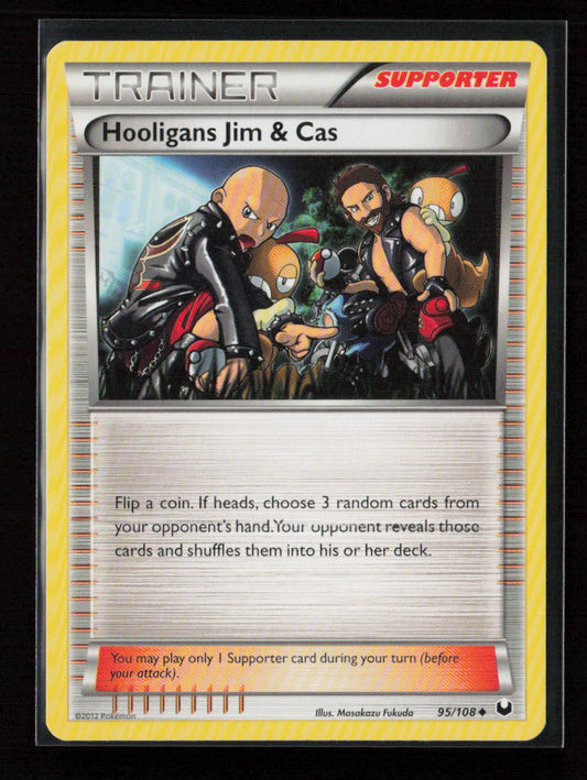 Hooligans Jim & Cas Uncommon Dark Explorers 95/108 NM