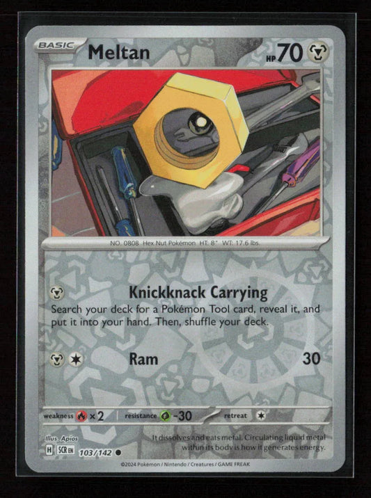 Meltan - Common SV07: Stellar Crown 103/142 NM - Kang's Collectibles