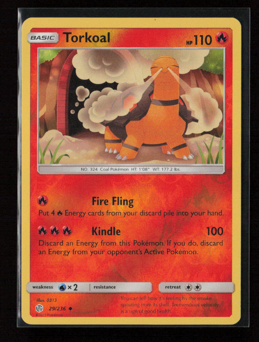 Torkoal Uncommon SM - Cosmic Eclipse 29/236 NM
