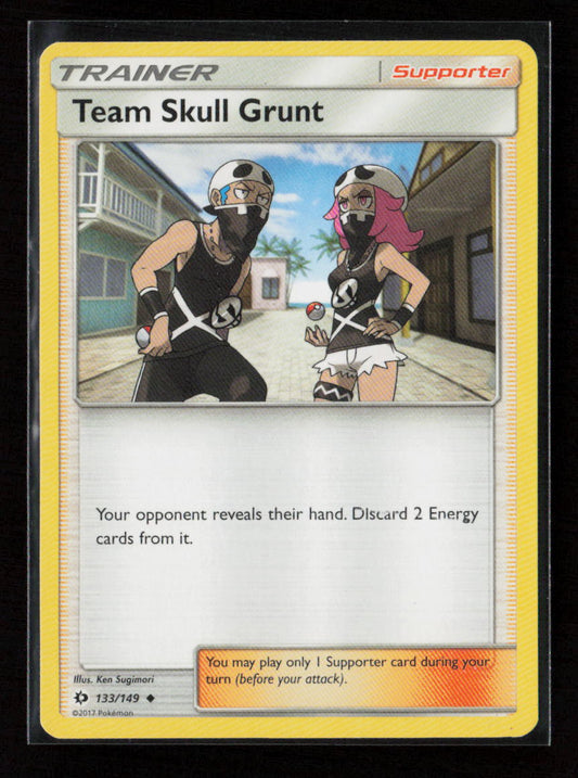 Team Skull Grunt Uncommon SM Base Set 133/149 LP