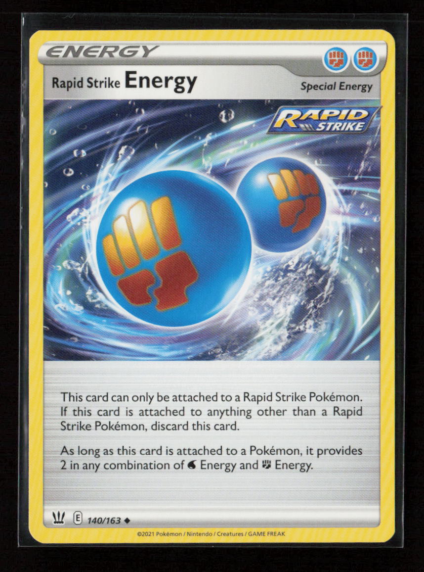 Rapid Strike Energy Uncommon SWSH05: Battle Styles 140/163 LP