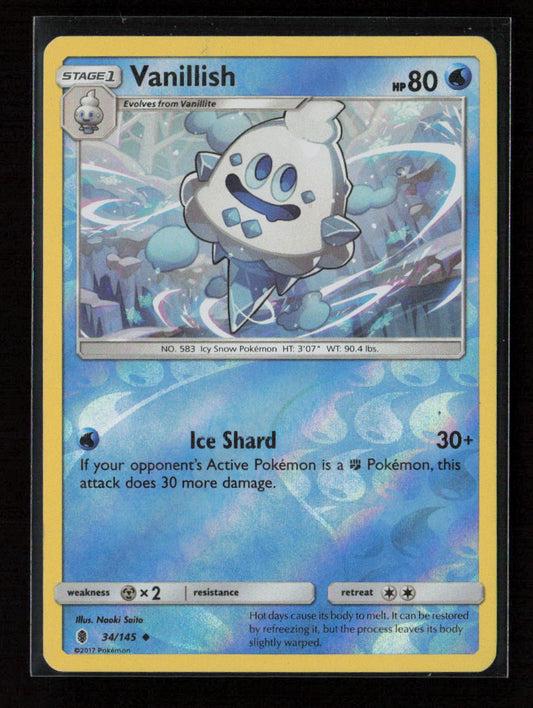 Vanillish Uncommon SM - Guardians Rising 34/145 NM