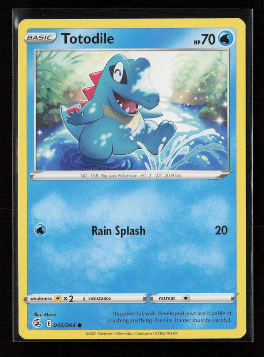 Totodile Common SWSH08: Fusion Strike 055/264 LP