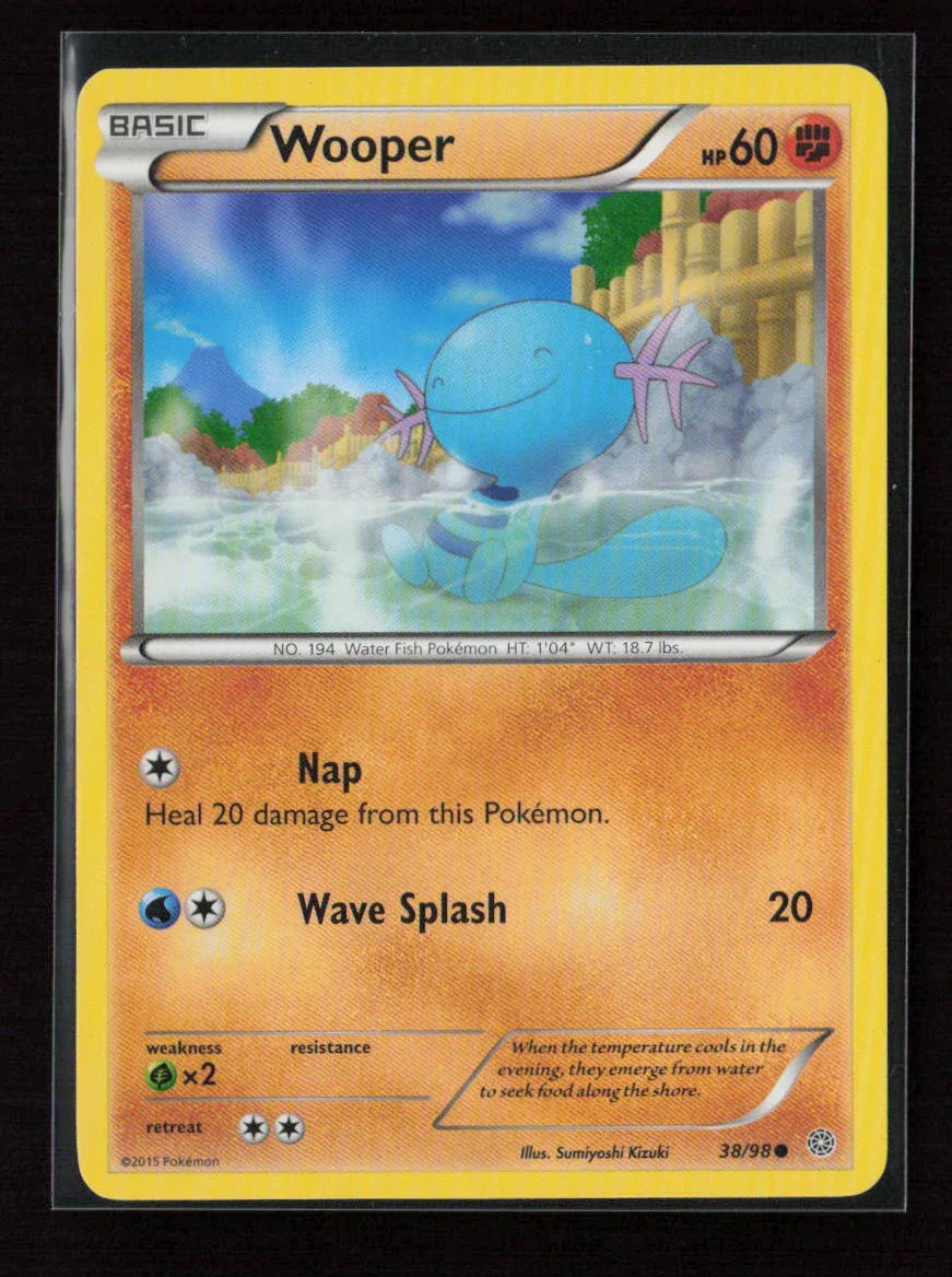 Wooper Common XY - Ancient Origins 38/98 LP - Kang's Collectibles