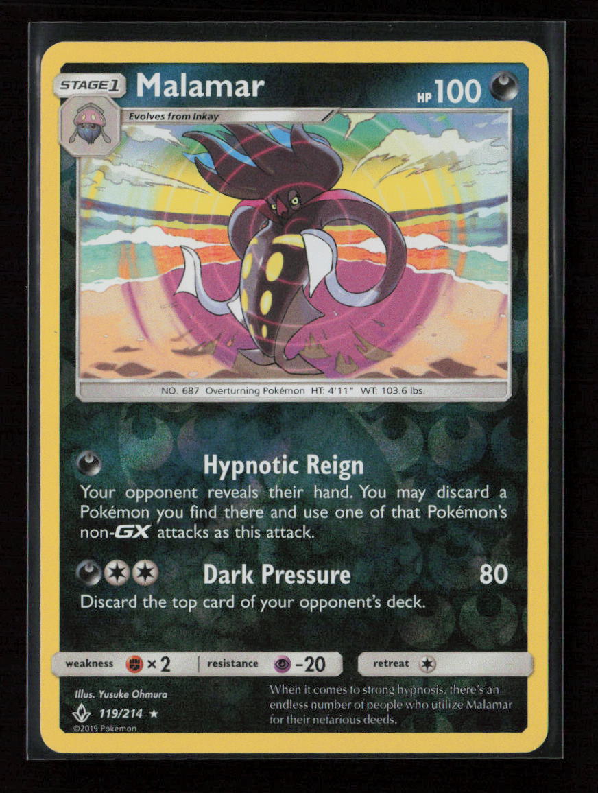 Malamar Holo Rare SM - Unbroken Bonds 119/214 LP