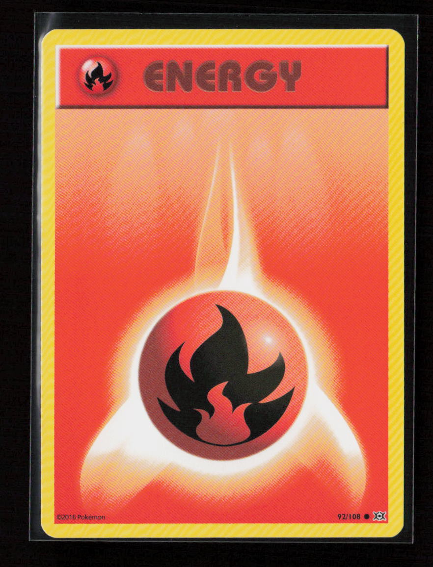 Fire Energy Common Base Set 098/102 LP