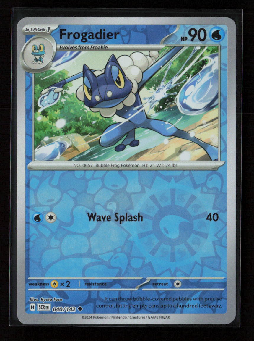 Frogadier Uncommon SV07: Stellar Crown 040/142 NM