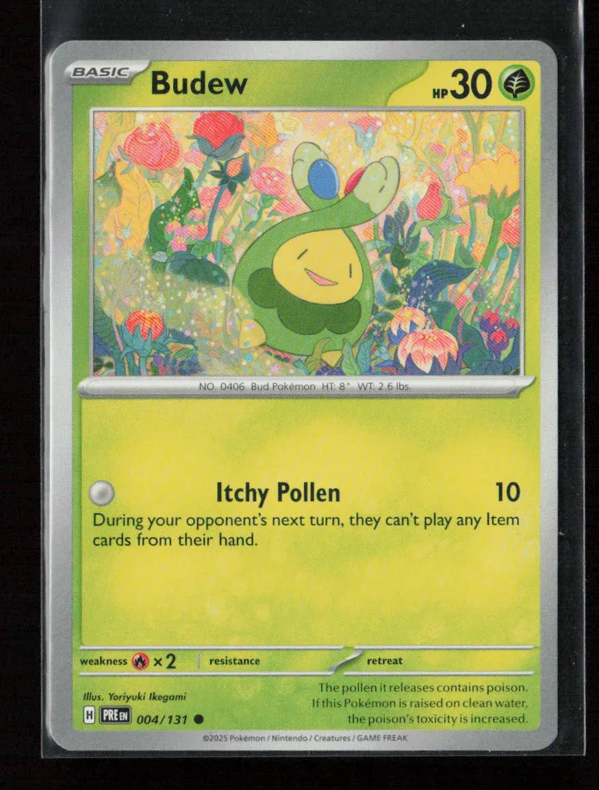 Budew Common SV: Prismatic Evolutions 004/131 NM - Kang's Collectibles