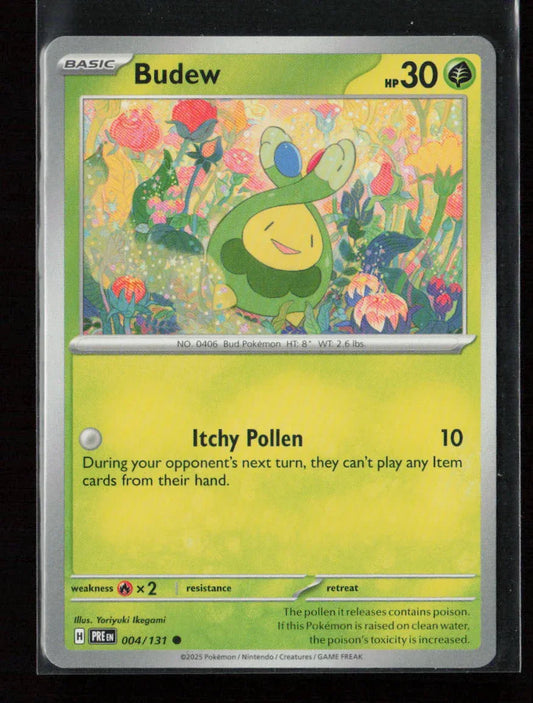 Budew Common SV: Prismatic Evolutions 004/131 NM - Kang's Collectibles