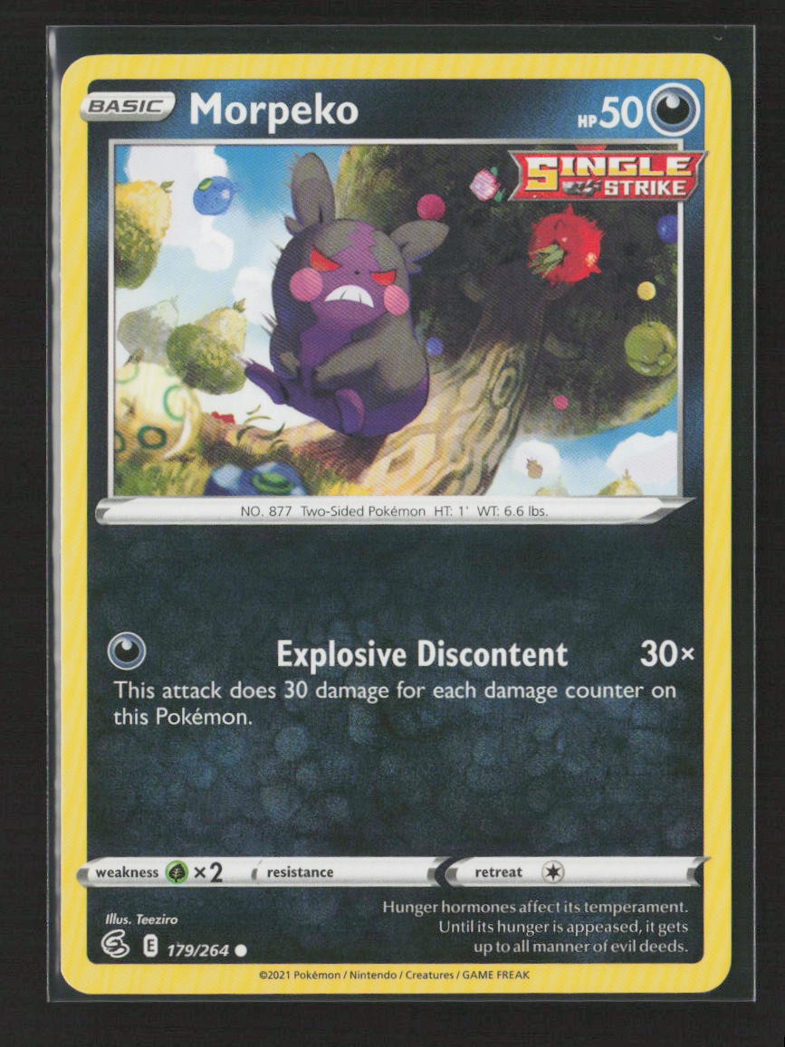 Morpeko (179) Common SWSH08: Fusion Strike 179/264 NM